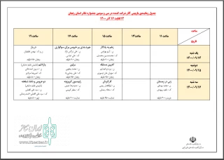 از سوی دبیر جشنواره

جدول زمانبندی آثار متقاضی شرکت در سی و سومین جشنواره تئاتر استان زنجان اعلام شد