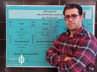 گفت‌و‌گو با کارگردان نمایش «خیر نبینی سعیده»  در  جشنواره تئاتر زنجان

اصغر محمدی: شهرستان‌ها نقش پررنگی در اعتلای تئاتر زنجان دارند