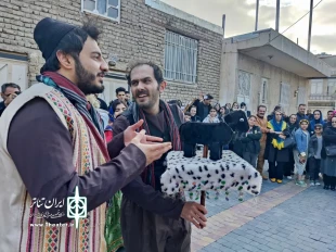 نمایش میدانی «نوروز گولی» در محوطه گنبد سلطانیه و رختشویخانه زنجان اجرا شد 5